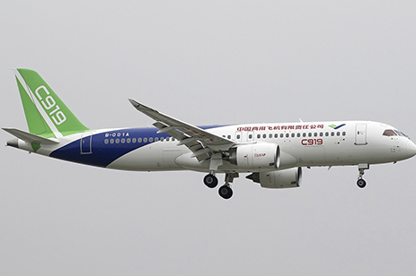 Curtiss-Wright Congratulates Commercial Aircraft Corporation of China, Ltd. on the Successful First Flight of the C919-102 Passenger Jet