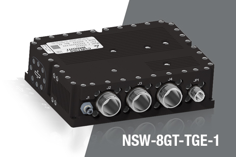 Industry’s First Rugged Airborne 8-Port Gigabit Network Switch Features IRIG-106 Full TmNS Standard Support for Flight Test Applications